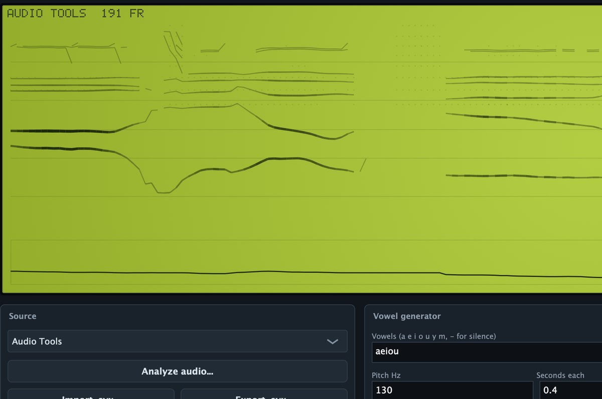 Formant Sequences.